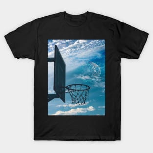 Blue Cloud Basketball T-Shirt